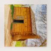 我々はユタ・ジグソーパズルの古いキャビンを愛する ジグソーパズル (横)