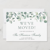 我々はユーカリの緑の水の色を移動 案内状 (正面)