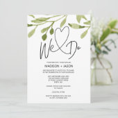 我々はユーシンプルカリ結婚の緑を行う 招待状 (スタンド正面)