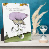 我々はヨークシャーの病気の豚レースが大好き フォトプラーク (側面)