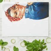 我々はリベッターの女性の力をロージーできる キッチンタオル (折り畳み)