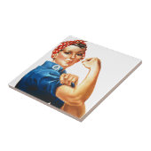 我々はリベッターの女性の力をロージーできる タイル (側面)