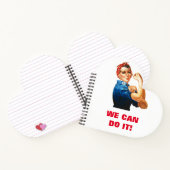 我々はリベッターの女性の力をロージーできる ノートブック (内部)