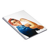 我々はリベッターの女性の力をロージーできる ノートブック (右側)