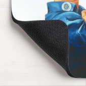 我々はリベッターの女性の力をロージーできる マウスパッド (コーナー)