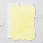 我々はレモンの緑結婚の駆け落ち 招待状 (裏面)