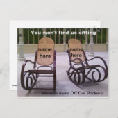 我々はロッカーを離れている ポストカード (正面/裏面)