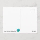 我々はロッカーを離れている ポストカード (裏面)