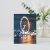 我々はロンドンに移り住んだMoving Announcement ポストカード (スタンド正面)