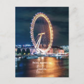 我々はロンドンに移り住んだMoving Announcement ポストカード (正面)