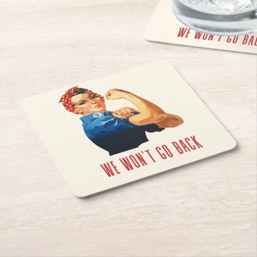 我々はロージー・リベーターに戻らない スクエアペーパーコースター (アングル)