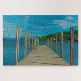 我々はヴィニパウサケ湖ニューハンプシャーを愛している ジグソーパズル