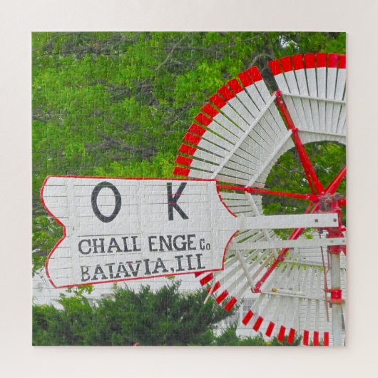 我々はヴィンテージウィンドミルズアイオワを愛している。 ジグソーパズル (縦)