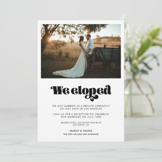 我々はヴィンテージレトロスクリプトの発表を駆け落とした 招待状 (スタンド正面)