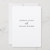 我々はヴィンテージ書結婚の 招待状 (裏面)