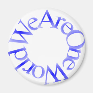 我々は一つの世界（青） マグネット