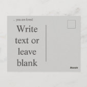 我々は一人だ ポストカード (裏面)