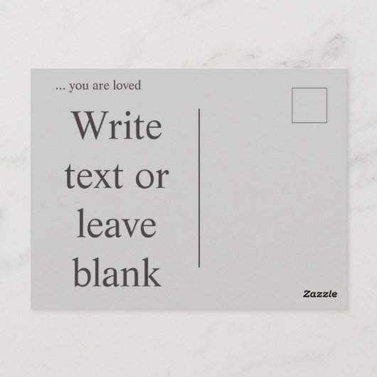 我々は一人だ ポストカード (裏面)