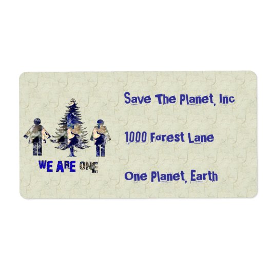 我々は一人だ ラベル (正面)