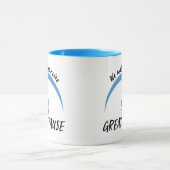 我々は一時停生き延び止し素晴らしよう マグカップ (中央)