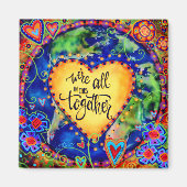 我々は一緒にここにいる マグネット (正面)