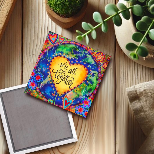 我々は一緒にここにいる マグネット