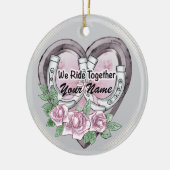 我々は一緒にハート結婚のオーナメント セラミックオーナメント (左)