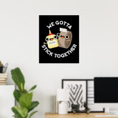 我々は一緒にプンダークBGを貼り付けなきゃ ポスター (ホームオフィス)