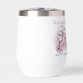 我々は一緒にワインステンレススチールワインタンブラー (正面)