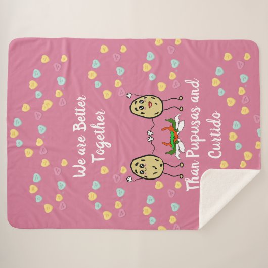 我々は一緒に人形を描くよりも良い シェルパブランケット (正面(横))
