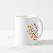 我々は一緒に強いカップだ コーヒーマグカップ (正面右)