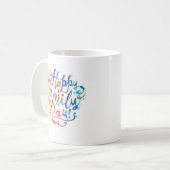 我々は一緒に強いカップだ コーヒーマグカップ (正面左)
