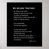 我々は一緒に愛の詩のポスターのウォールアートデコール属 ポスター (正面)