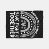 我々は一緒に戦うパーキンソン認識度_パーキンソン フリースブランケット (正面(横))