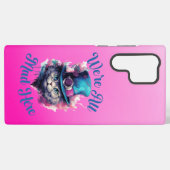 我々は不機嫌ここにいる – ワンダーランドのアリスインスパイアス SAMSUNG GALAXYケース (裏面横)