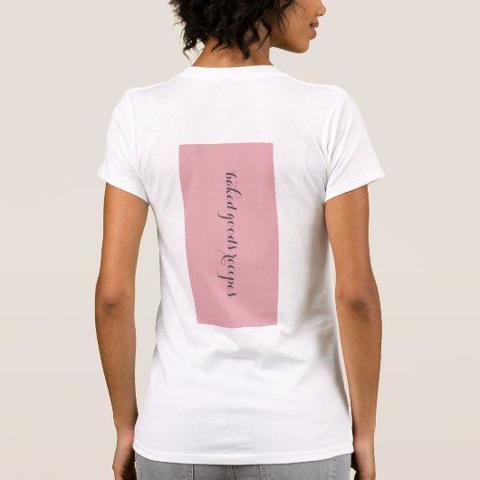 我々は世界にバタープレイスベイカーのTシャツを焼く Tシャツ (裏面)