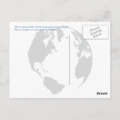 我々は世界の仏引用文葉書を作る ポストカード (裏面)