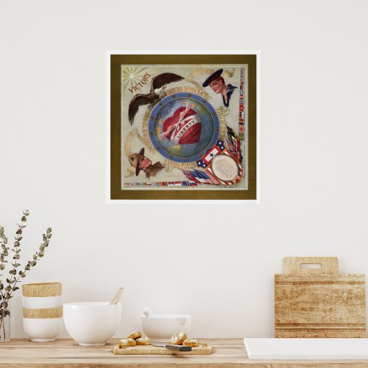 我々は世界を民主主義のために安全にした ポスター (キッチン)