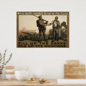 我々は両方とも銃を提供する必要がある! ポスター (キッチン)