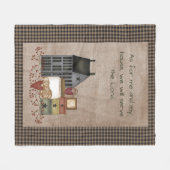 我々は主に仕える – 国初期の フリースブランケット (正面(横))