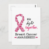 我々は乳がんと闘う ポストカード (正面/裏面)