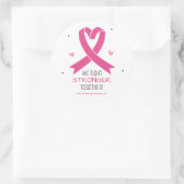 我々は乳がん認識度と闘う ラウンドシール (バッグ)