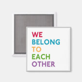 我々は互いに優越磁石に属している マグネット (正面/裏面)