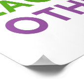 我々は互いに精通したプリント ポスター (角)