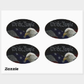 我々は人々の象徴 楕円形シール (シート)