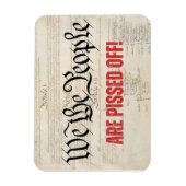 我々は人々は怒っているヴィンテージの外観 マグネット (縦)