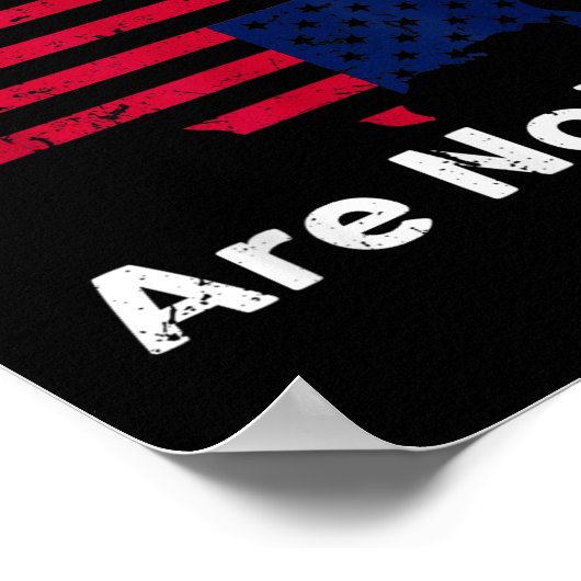 我々は人々はOkではない、逆さグランジアメリカ ポスター (角)