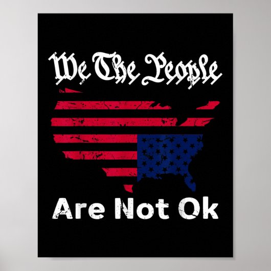 我々は人々はOkではない、逆さグランジアメリカ ポスター (正面)