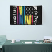 我々は人々を意味する誰もがLGBTゲイプライドギフト 横断幕 (トレードショー)