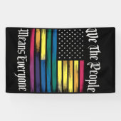 我々は人々を意味する誰もがLGBTゲイプライドギフト 横断幕 (横)